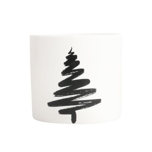 ImPres Cement Pot - Christmas Tree 10x10x9cm